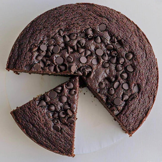 Andy Anand Gluten-Free Dairy-Free Dark Chocolate Cake (9-inch, 2.9 lbs) | Sugar-Free Keto & Diabetic-Friendly | SoCal Bakery