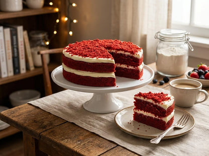 Andy Anand Sugar-Free Red Velvet Cake (2.4 lbs) | Sugar-Free & Keto Cake | Local SoCal Bakery