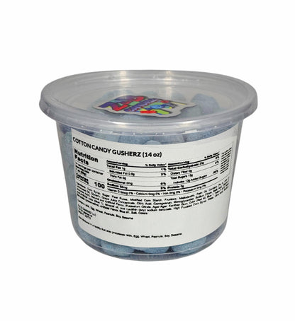 COTTON CANDY GUSHERZ (sour or sweet) (multiple sizes)