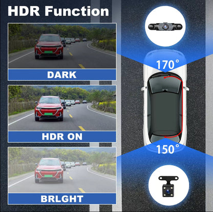 FullScope 4-Way Dash Cam