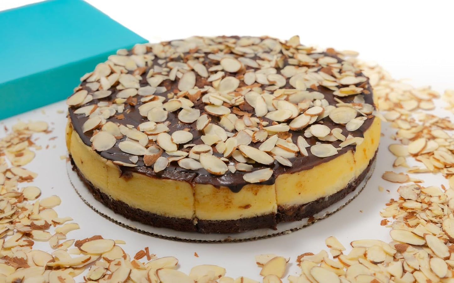 Andy Anand Fudge Brownie Cheesecake (9-inch, 2.8 lbs) | Halal & Sugar-Free Option | Local SoCal Bakery