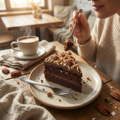 Andy Anand Caramel Pecan Cake (9-inch, 2.8 lbs) | Hand-Baked Bakery Cake | Local SoCal Bakery