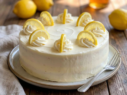 Andy Anand Gluten-Free Dairy-Free Coconut Lemon Cake (9-inch, 2.9 lbs) | Local SoCal Bakery