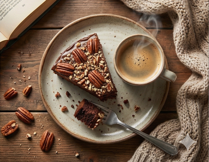 Andy Anand Caramel Pecan Cake (9-inch, 2.8 lbs) | Hand-Baked Bakery Cake | Local SoCal Bakery