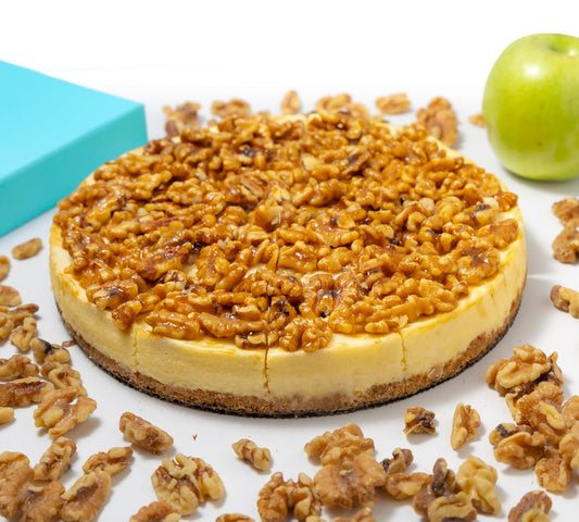 Andy Anand Sugar-Free Caramel Apple Cheesecake (9-inch, 2.8 lbs) | Sugar-Free & Keto Cheesecake | Local SoCal Bakery