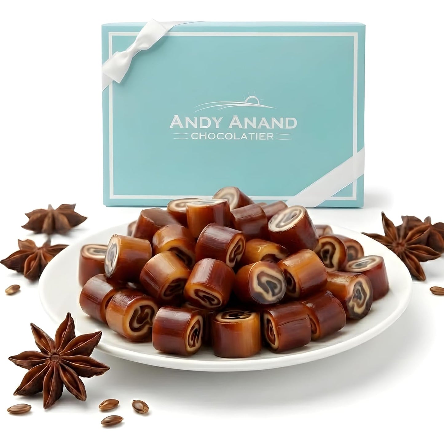 Andy Anand Sugar-Free Aniseed Rock Hard Candy (25 pc) | Sugar-Free & Keto Candy | Local SoCal Bakery