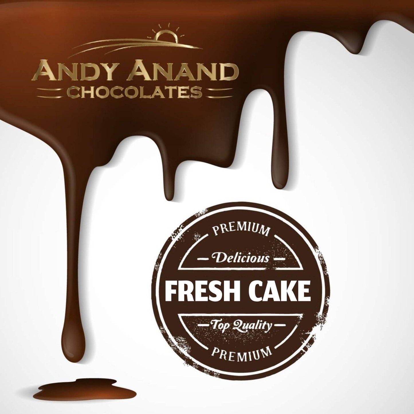Andy Anand Caramel Pecan Cake (9-inch, 2.8 lbs) | Hand-Baked Bakery Cake | Local SoCal Bakery