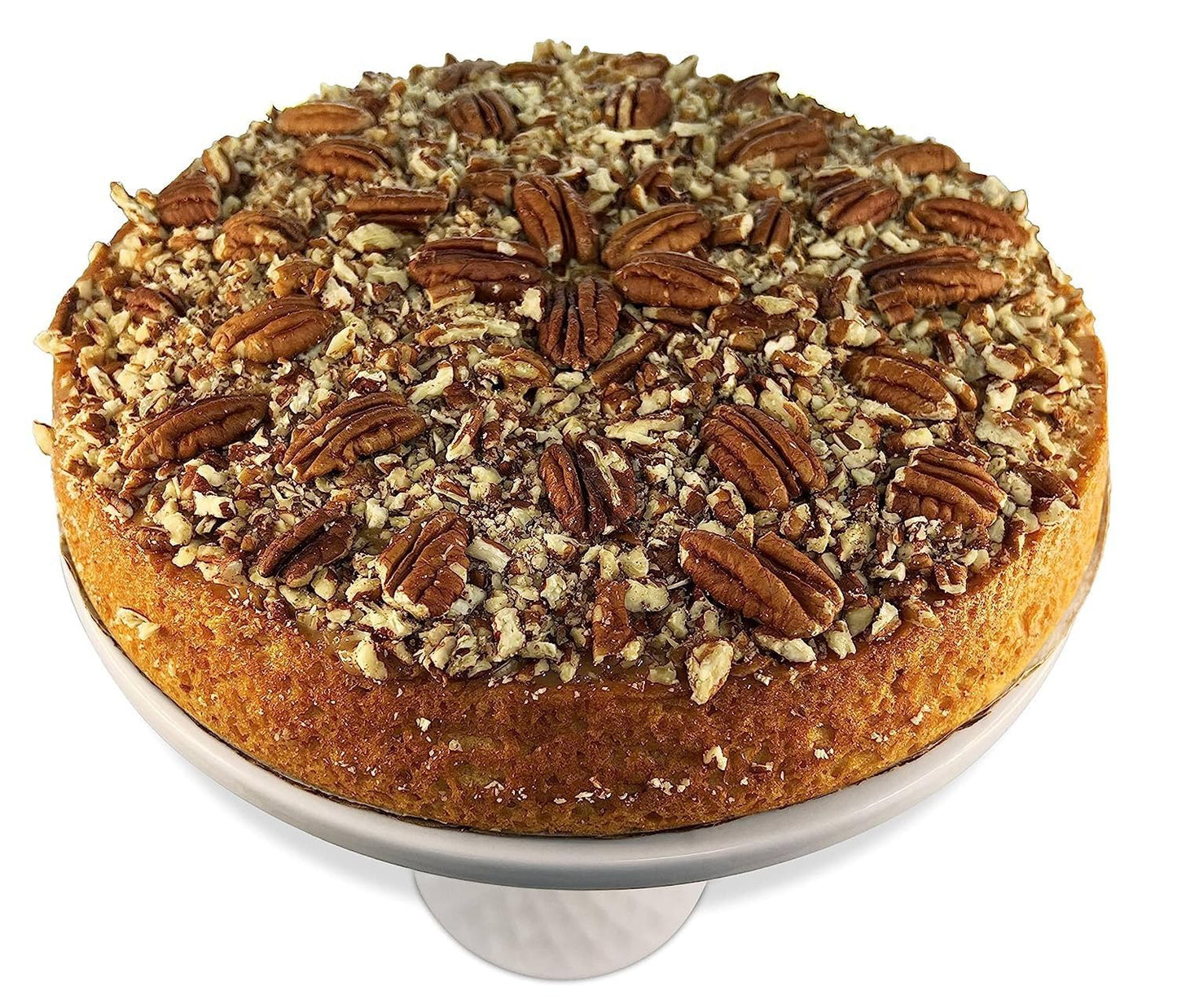 Andy Anand Sugar-Free Gluten-Free Caramel Pecan Cake (9-inch, 2.8 lbs) | Keto & Diabetic-Friendly | SoCal Bakery