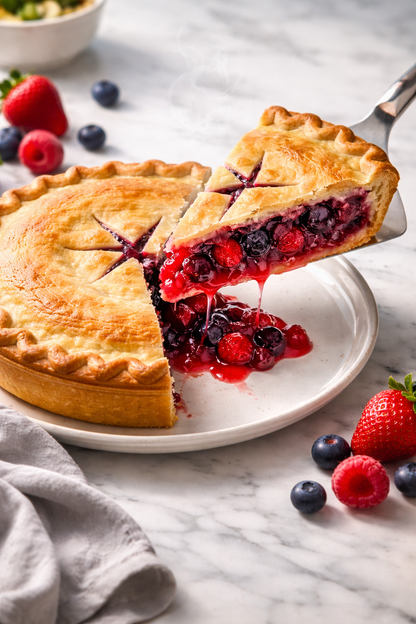 Andy Anand Sugar-Free Mixed Berry Pie (2.6 lbs) | Sugar-Free & Keto Pie | Local SoCal Bakery